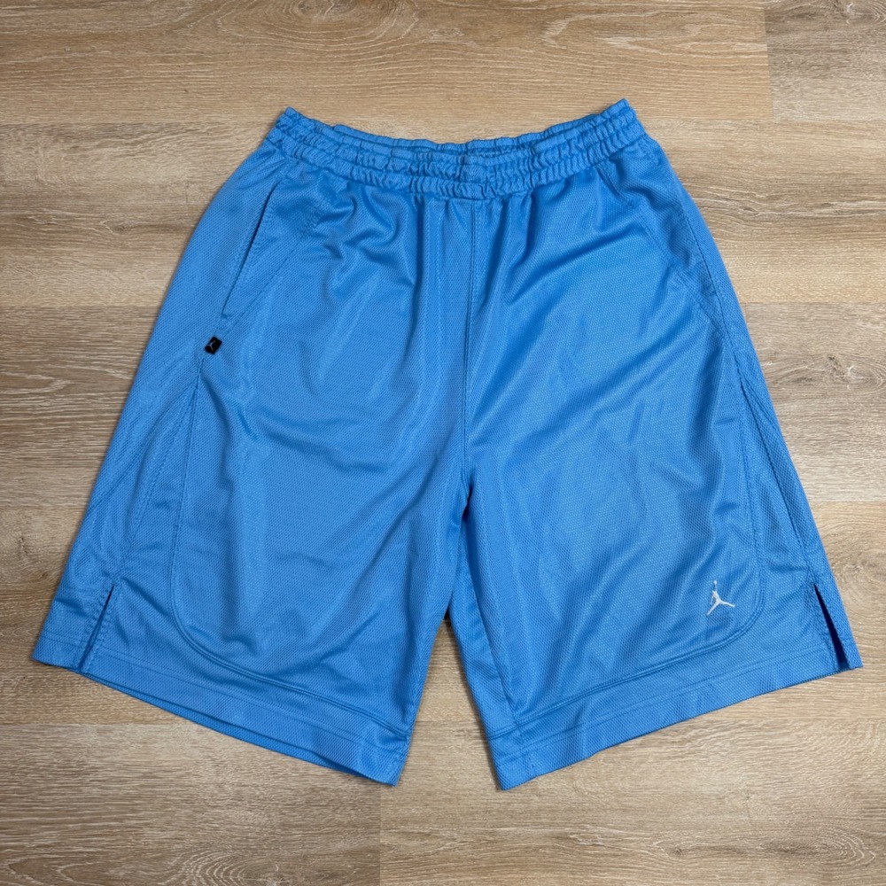 Jordan Brand Mens XXL University Blue Mesh Basketball Shorts Jumpman 20th Anniv